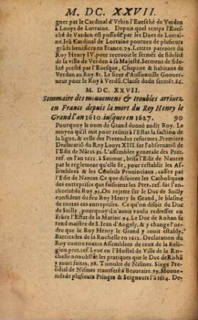 Mercure françois : ou suite de l'histoire de nostre temps, sous le regne Auguste du tres-chrestien roy de France et de Navarre, Louys XIII. 13. 1626