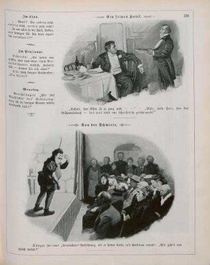 "Ein feines Hotel" "Von der Schmiere"