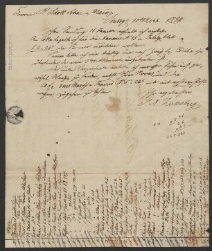 Brief an B. Schott's Söhne : 10.03.1829