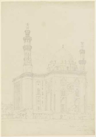 Die Sultan-Hassan-Moschee in Kairo