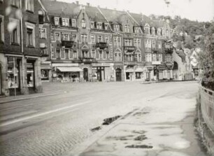 Dresden-Loschwitz, Körnerplatz. Blick vom Brückenkopf gegen die Nordostseite