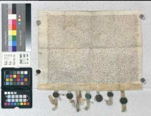 Reversal des Johann von Wintzingerode über Stadt Helmarshausen und Burg Krukenberg, welche ihm für 550 Goldgulden vom Paderborner Domkapitel durch eingerückte Urkunde verpfändet sind.