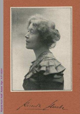 Porträt von Ricarda Huch