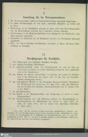 VI. Berechtigungen für Realschüler