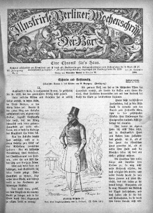 20. November 1884, Nr. 9