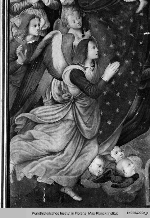 Dem heiligen Bernhard von Clairvaux erscheint die Maria