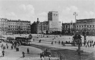 Reichsmessestadt Leipzig: Augustusplatz mit Europahaus