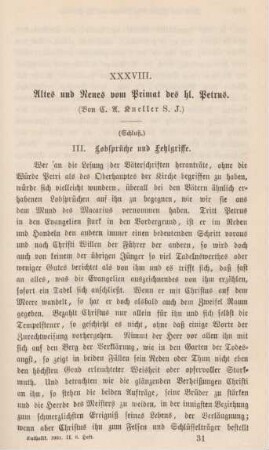 481-505 Altes und Neues vom Primat des hl. Petrus : Schluß