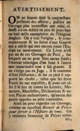La Conduite des Cours de la Grande-Bretagne et d'Espagne : traduit de l'Anglois