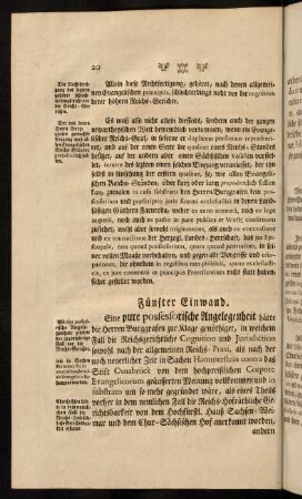 20-36, Fünfter Einwand.-Sechster Einwand.