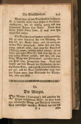 55. Die Warzen