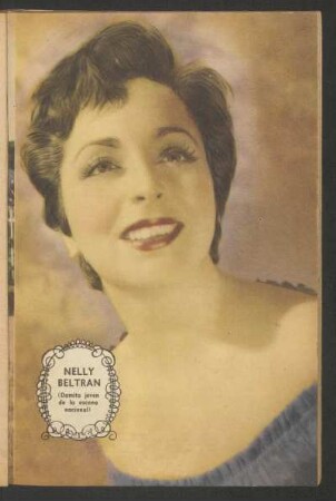 Nelly Beltrán (damita joven de la escena nacional) - [Retrato]