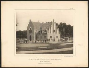 Städtische Wasserwerke Berlin, Werk Müggelsee: Arbeitersaal und Geräteschuppen (Tafel 12)