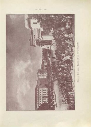 Parade auf dem Opernplatz 1829