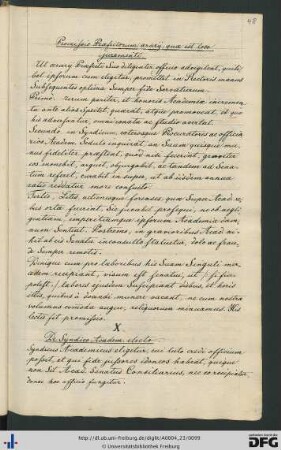 [fol. 48] De syndico academic electo