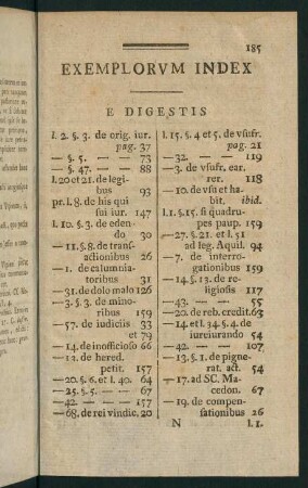 185-188, Exemplorum Index.