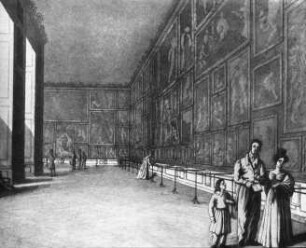 Dresden, Gemäldegalerie (historische Ansicht 1830)