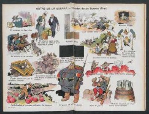 Notas de la guerra.- Tomadas desde Buenos Aires - [Ilustración]