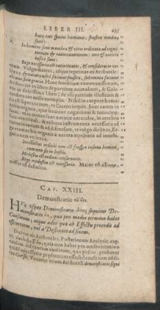 Cap. XXIII. Demonstratio [...]