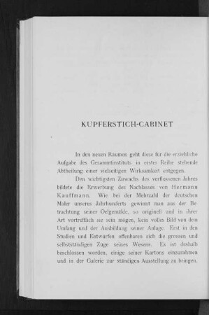 Kupferstich-Cabinet