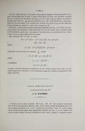 Altra dimostrazione dei teoremi provati.
