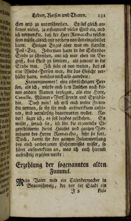 Erzehlung der sogenannten alten Fummel.