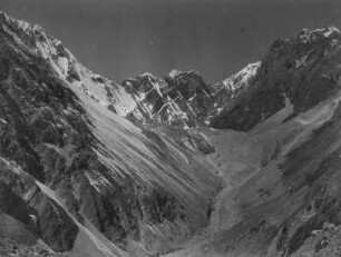Gletscher : Vermutlich ein Gletscher im Tian Shan Hochgebirge