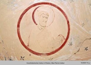 Ausmalung mit Thronendem Christus und Heiligen Kriegern