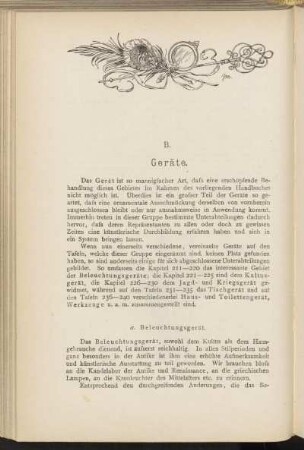 B. Geräte.