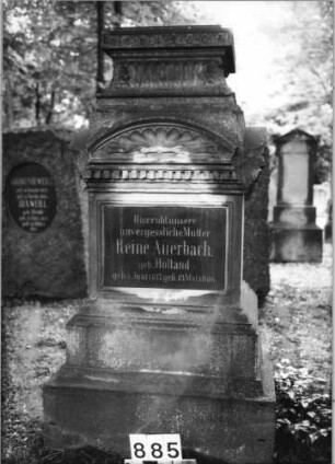 Grabstein 885 (Index: 99630470) Maße HxBxT: 0x0x0 cm: Grabstein 885