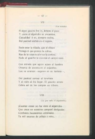 VIII (Lo que sabe el algarrobo)