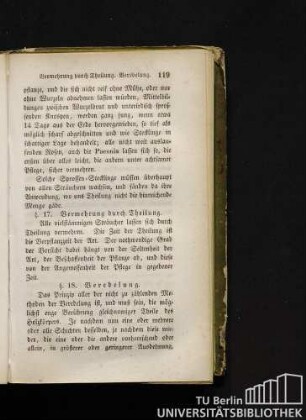 § 17. Vermehrung durch Theilung.