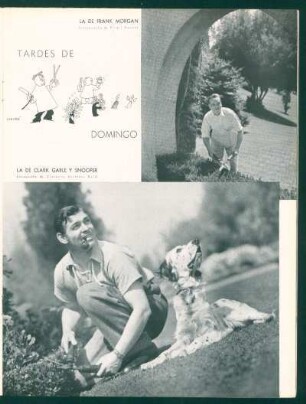 Tardes de domingo - la de Frank Morgan [y] la de Clark Gable y Snooper