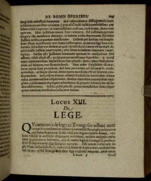 Locus XIII. De Lege