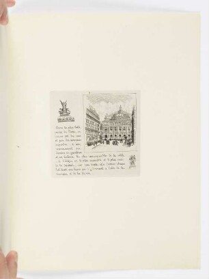 Dans la plus belle partie de Paris..., Blatt 8 der Folge "Notes et dessins d’un japonais sur Paris pendant l’Exposition de 1878"