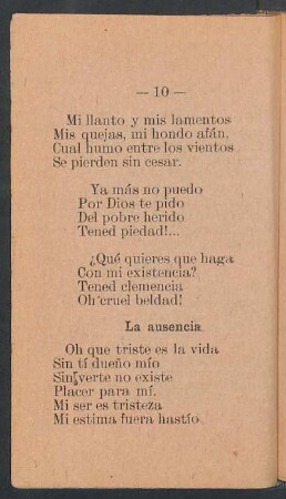 La ausencia