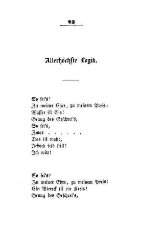 Allerhöchste Logik