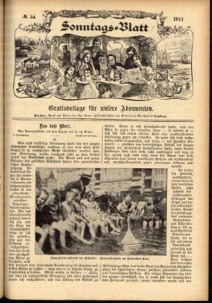 Ausgabe vom Sonntag, den 20. August 1911.