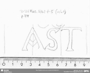 W-Dl-379 Vierkopfschaft / "AST"
