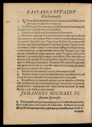 Johannes Michael Pistorius Spirensis.