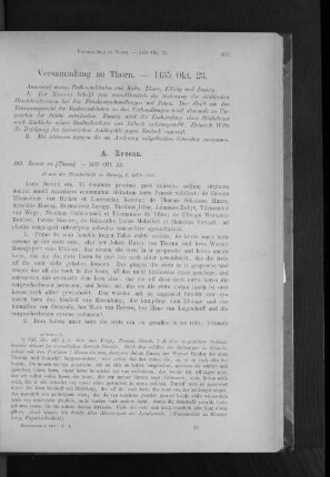 Versammlung zu Thorn. - 1435 Okt. 23.
