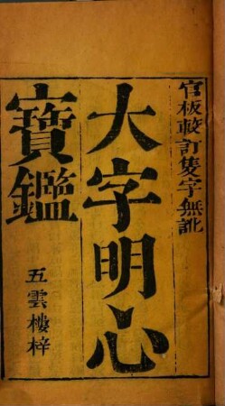 Da zi ming xin bao jian