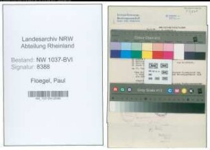 Entnazifizierung Paul Floegel , geb. 01.10.1900 (Kaufm.Angestellter)