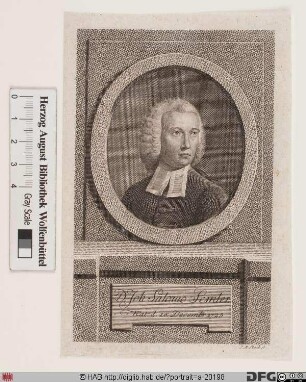 Bildnis Johann Salomo Semler