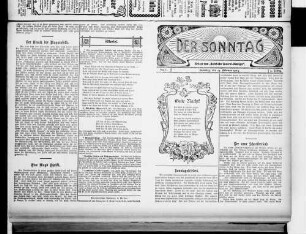 Der Sonntag. 1904-1908