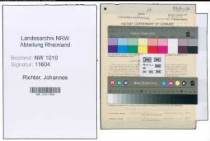 Entnazifizierung Johannes Richter , geb. 24.08.1906 (Polizeibeamter)