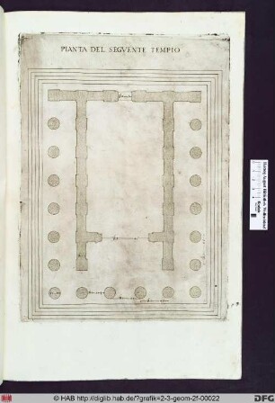 Pianta del seguente tempio.