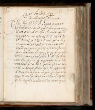 Gg. Lettre de Mr. Arn. du 25. Juill. 1683.