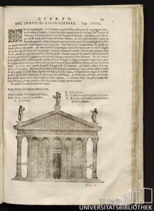 Del tempio di Giovestatore Cap. XVIII