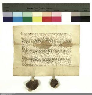 Revers Heinrichs von Isenburg zu Büdingen bezüglich seiner Verpflichtung als Burgmann auf der Burg Bingenheim durch Heinrich [von Kranlucken], Abt von Fulda